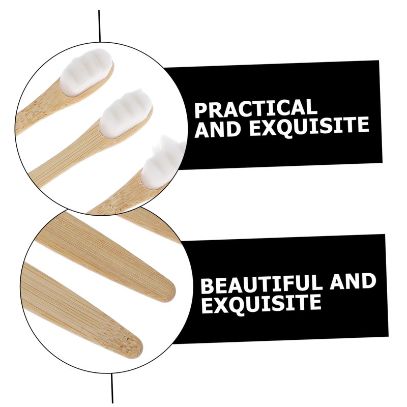 Baluue 5pcs Manual Toothbrushes for Adults with Soft Bristles Travel