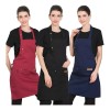 2 Pack Mandil Delantal Para Chef Anti-agua Poliéster Algodón Color