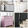 IGNPION 8x30mm Crystal Glass Cabinet Handle Knobs Kitchen Drawer Door