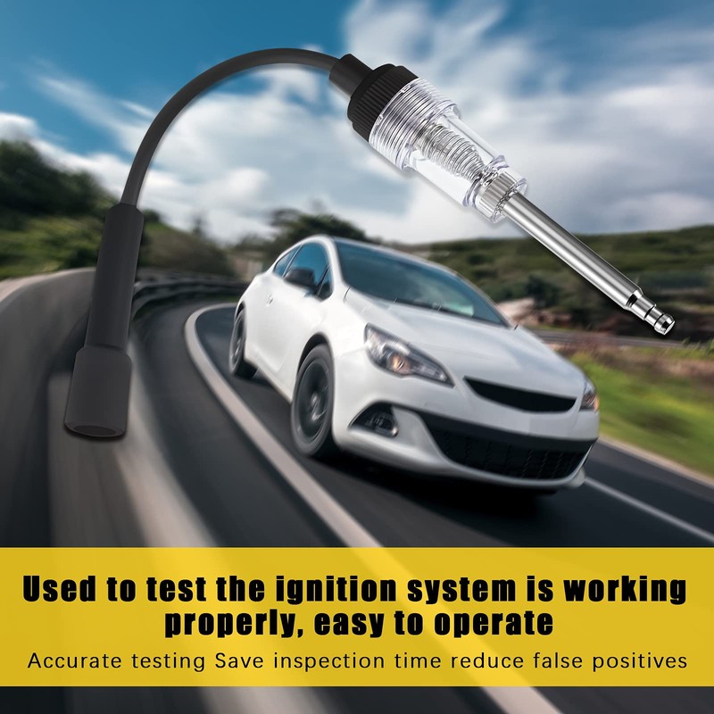 Inline Spark Plug Tester Engine Ignition Tester Straight Boot Ignition