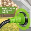 Leisure RV 125/250V 50 AMP Power Plug Twist Lock Inlet