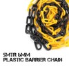 5 Meter 8MM Plastic Chain - Yellow and Black |