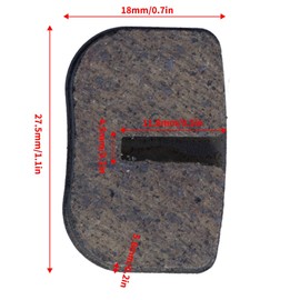 MWMNUN Rear Disc Brake Caliper with Brake Pads Replacement Compatible with Baja Doodlebug Dirtbug 97cc 2.8HP DB30 Kids Mini Dirt Pocket Bike Electric Razor MX500 33cc