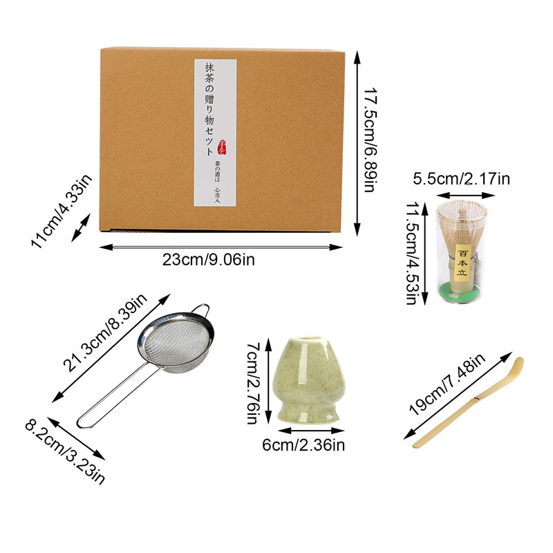Japaneses Matcha Whisk Set | Portable Matcha Mixing Tool |