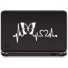 Bluegrass Decals Butterfly Heartbeat Lifeline Monitor Decal Sticker Laptop Surface