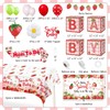 Lopeastar 16Ft Strawberry Baby Shower Decorations Balloons Boxes Kit, Berry