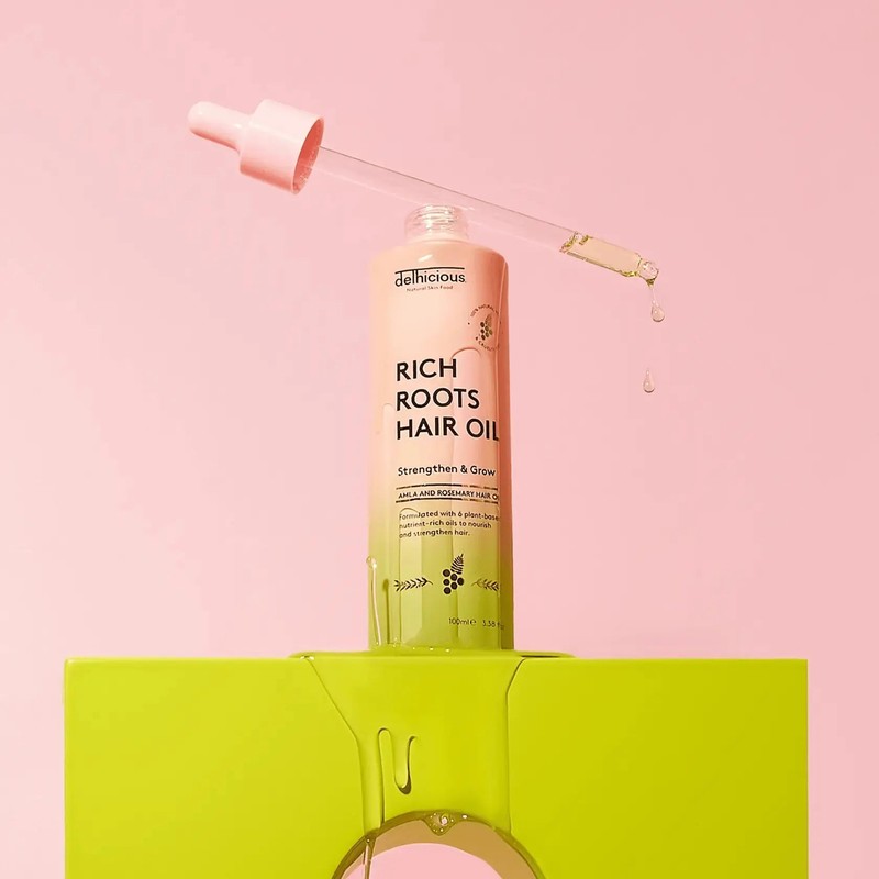 Delhicious Rich Roots Hair & Scalp Oil Amla & Rosemary