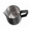 HULISEN 6.8oz/200ml Milk Pitcher, Stainless Steel Espresso Latte Steaming Frothing