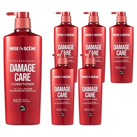 Mise-en-scène Damage Care Red Protein Conditioner, 680ml, 6 units / 미쟝센 데미지케어 레드 프로틴 컨디셔너, 680ml, 6개