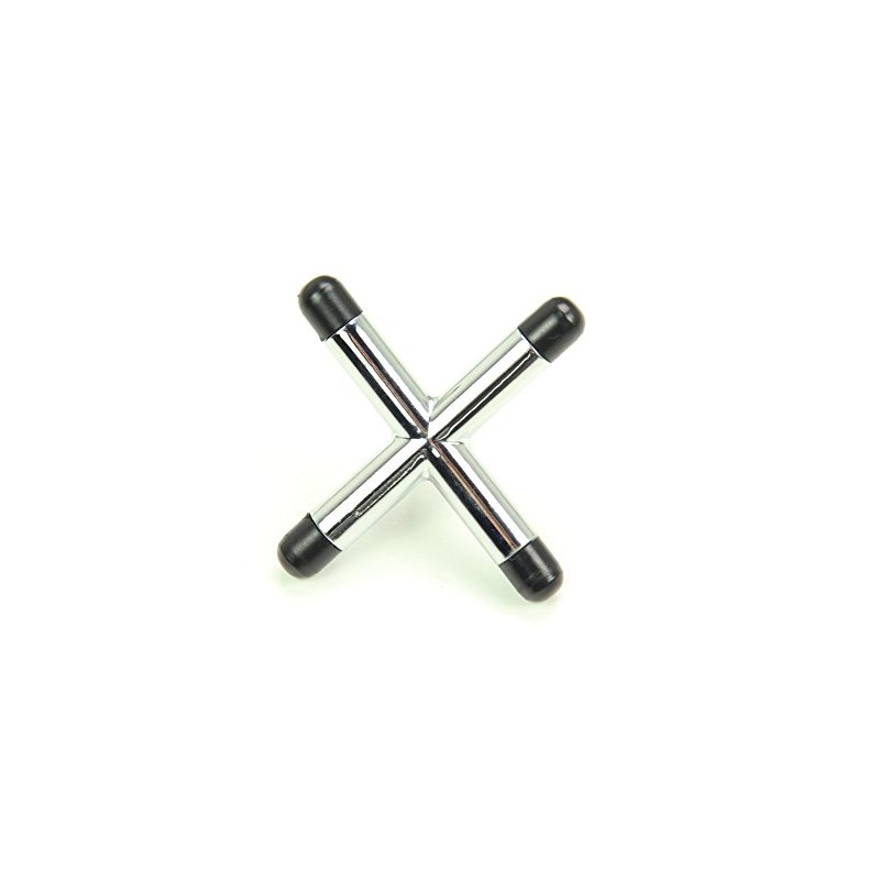 Jonny 8 Ball Chrome Cross & Bridge Rest Heads for