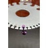 Flexi Stainless Steel Purple Belly Button Ring 15 Gauge Flexi