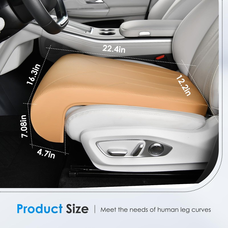 FLORICH Car Seat Extender Leg Extender Support Cushion for Driver