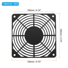 PATIKIL 8 Pack Fan Grille ABS Plastic Fan Protection 120 mm for Fan Crafts