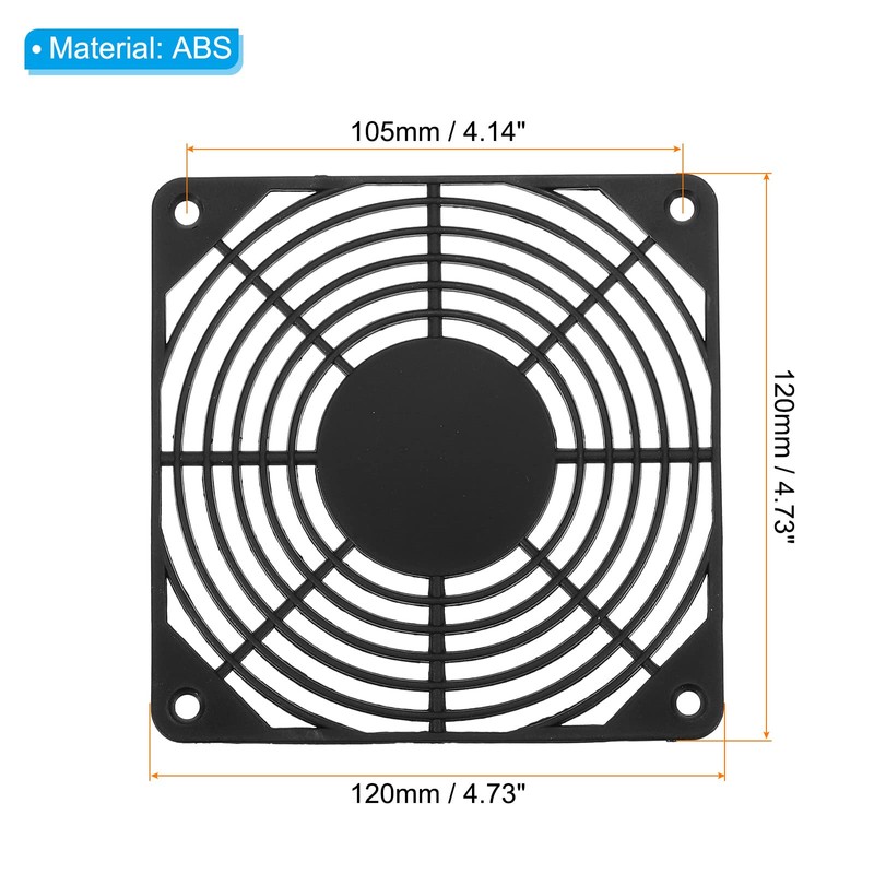 PATIKIL 8 Pack Fan Grille ABS Plastic Fan Protection 120