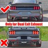 skkyoro Rear Bumper Diffuser for Ford Mustang 2015-2023 V2 Style