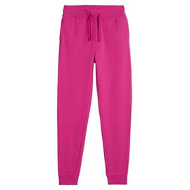 Nautica Girls' Big Fleece Sweatpants, Functional Pockets, Elastic Waistband & Drawstring Closure, Rose, 8-10