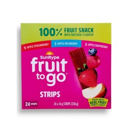 Sun-Rype Products Ltd. SunRype Fruit to Go Fruit Bars, 3 Flavors, 24x14g/0.5 oz. Bars, 336g/12 oz