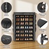 VTRIN Shoe Rack with Cover, 7 Tier Shoe Organizer Storage