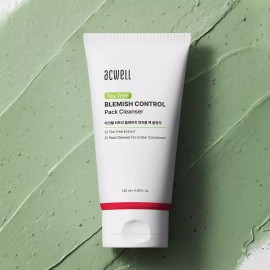 Acwell NEW 아크웰 티트리 블레미쉬 컨트롤 팩 클렌저 120ml New Arcwell Tea Tree Blemish Control Pack Cleanser 120ml [Tea Tree Blemish Control Face Wash 120ml]