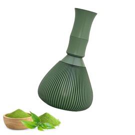 HBYMYDA Matcha Broom Japanese Matcha Whisk Reusable Matcha Whisk for Green Tea Powder, Traditional Matcha Ceremony Accessories (Green)