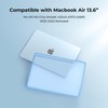 BlueSwan Compatible with MacBook Air 13 inch Case 2025-2022 M4
