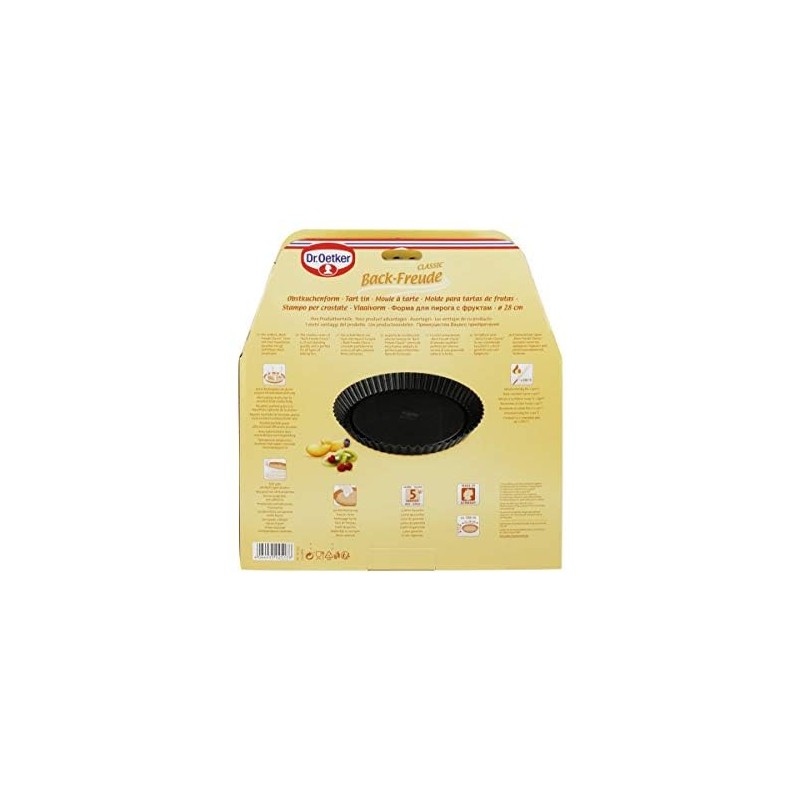 Baking Pleasure Classic Tart Tin 28 cm Diameter Dr. Oetker