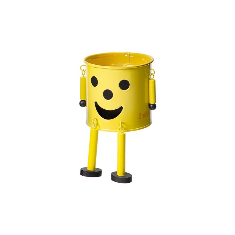 GREENHOUSE Tin Man Pot, M, 2786-B-Y, Yellow