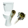 Fluidmaster B1TV12 Toilet Connector, Reinforced Vinyl - 3/8 Female Compression
