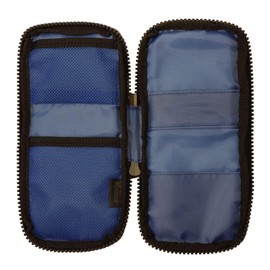 Delfonics Contour Round Pencil Case (Dark Blue), blue (dark), Outdoor Style