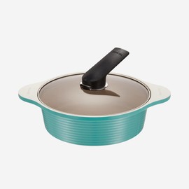 Happycall Arbor Blanc Ceramic Low Pot (Mellow Mint, 24cm/ 3.1L)