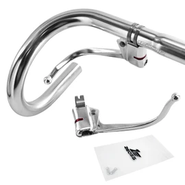 Dia-COMPE DC139 Guidonnet Curved Cycle Brake Levers Retro Fixed Silver Brake Pipe Cap, DP3128-ZEO-Q