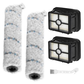 YUEYEE 2 Pack 2787 Brush Roller & 1866 Filter Replacement for CrossWave Cordless Max 3515G 2554 2554A 2590 2593 2596, HydroSteam Plus 35151 3515 3513 3518 B0440 Vacuums, Part 1618638 1608684