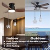 Akahttbn Ceiling Fan Pull Chain Extension, 12 Inches Decorative Fan