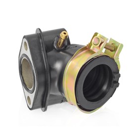 GY6 Carburetor 150cc with Intake Manifold for 4 Stroke 125cc 152QMJ 157QMJ Engines Electric Choke Motorcycle Scooter 24mm PD24J Carb