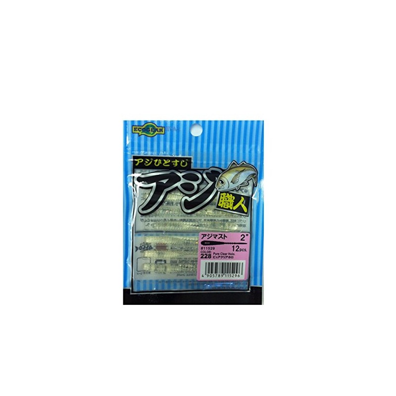 Ecogear Lure Aji Craftsman Ajimast 2 inch #228 Pure Clear