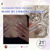 KQueenest- Diseño cromado: nuestras uñas acrílicas para mujer cuentan con