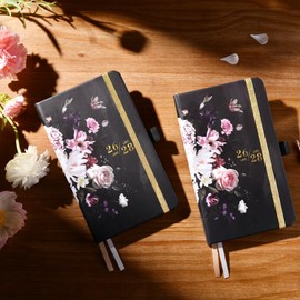 2026-2028 Pocket Planner/Calendar - JAN. 2026 - DEC. 2028, 3.8" x 6.4", 3 Year Monthly Pocket Planner/Calendar, Monthly Calendar with 61 Note Pages, Pen Holder, Elastic Closure, Bookmark