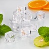 Belle Vous Pack of 50 Reusable Plastic Ice Cubes -