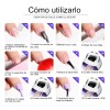 Kit Gel Extensión Construcción Poligel Reparación Uñas Rotas