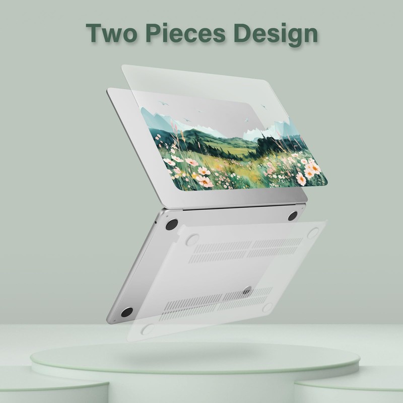 MOSISO Compatible with MacBook Air 13 inch Case 2025 2024