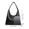 Vesaneae Woven Leather Tote Bag, Shoulder Bag for Women, Soft