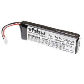 vhbw batteria compatibile con JBL Charge 2 Plus, Charge 2+ casse, altoparlanti, speaker (6000mAh, 3,7V, Li-Poly)