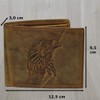 flevado Adler Men's Wallet Buffalo Leather Biker Wallet with RFID
