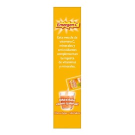 Suplemento Alimentar de Vitamina C Emergen-C Sabor Naranja 2 pack 10 Sobres cada