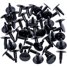 Rexka 50pcs Bumper Cover Trim Panel Retainer Clip Fastener 388930S for Ford Lincoln Mercury Bronco Expedition Explorer Ranger F-150 Pickups Trucks E Series F F Series 388930-S