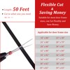 50 Feet D-Shape Rubber Weather Stripping Door Seal Strip, Fingwerk