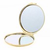 FORTUNA Tokyo Compact Mirror, Nishijin Textile Silk Hand Mirror, Double-Sided