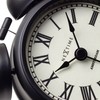 NEXTIME Table Amsterdam Small Table Clock, Alarm Clock, Stylish, Quiet,