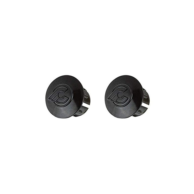 Cinelli Winged Handlebar End Plugs Pair, One Size, Black