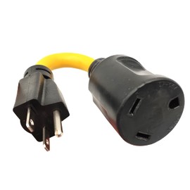 Parkworld 78875 NEMA 6-15P to TT-30R Straight RV 30A Outlet, 125 Volt